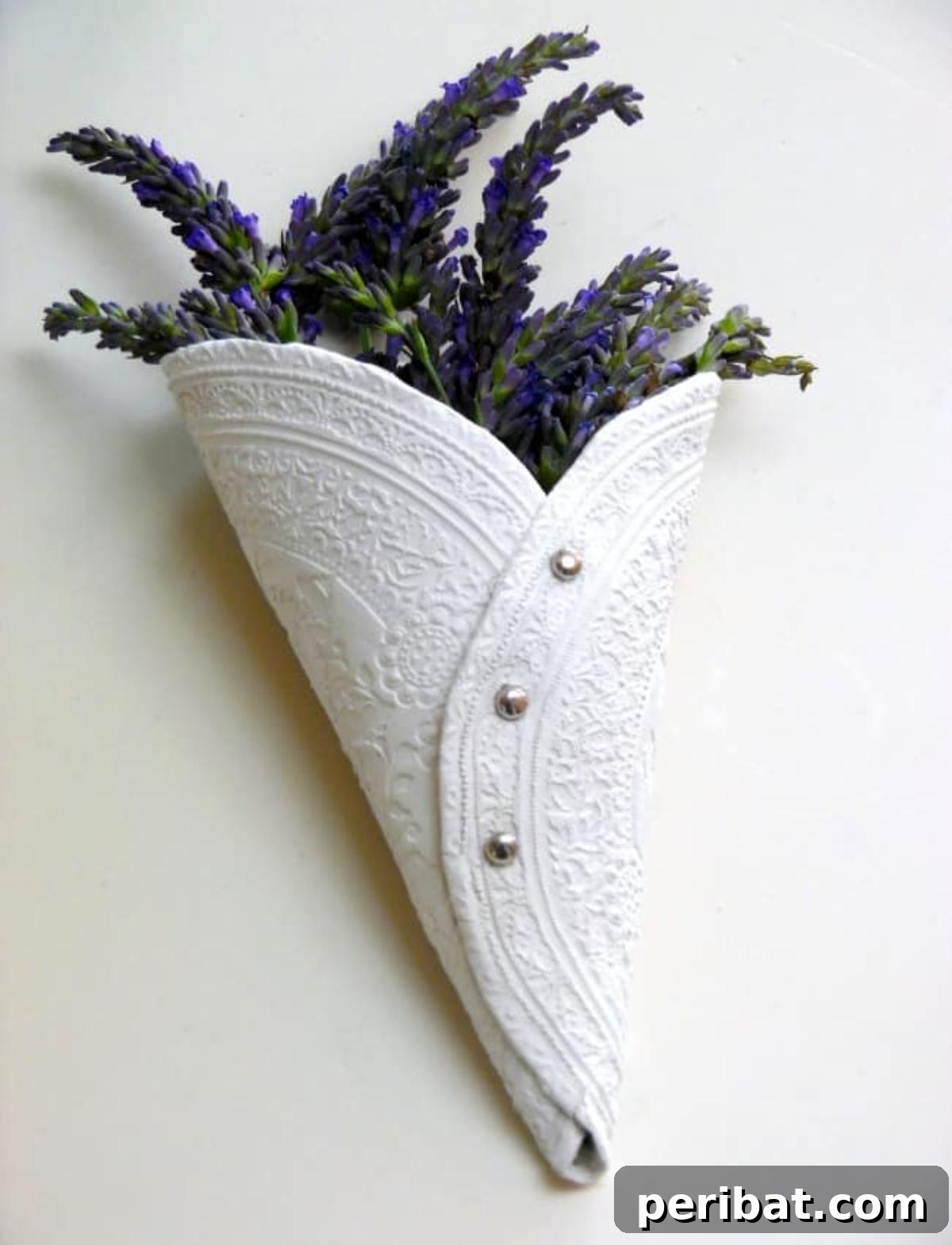 40 Charming Air Dry Clay Projects 31 Air Drying Clay Cone
