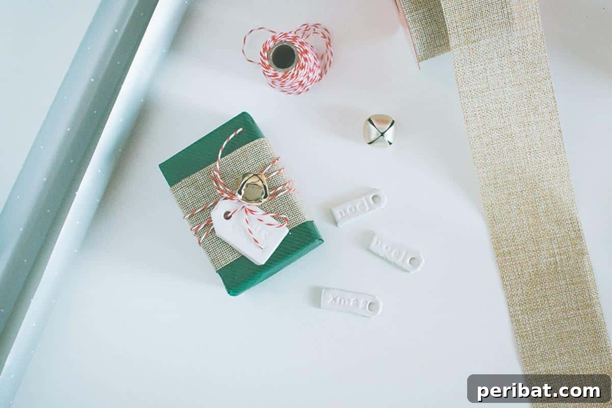 40 Charming Air Dry Clay Projects 36 DIY Clay Gift Tags