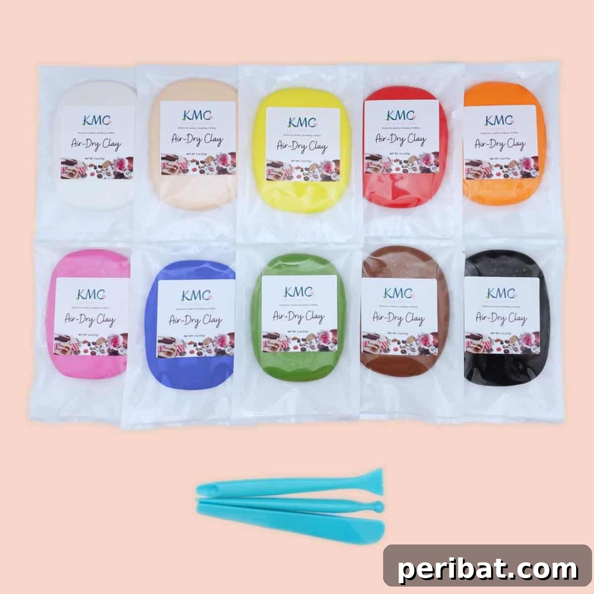 40 Charming Air Dry Clay Projects 40 10 Colors of Air Dry Clay for Craft Projects