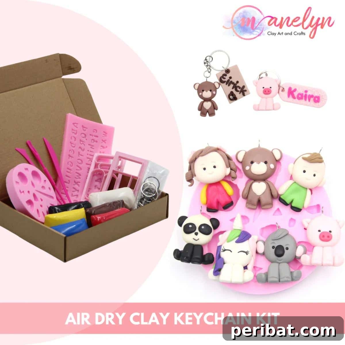 40 Charming Air Dry Clay Projects 41 Manelyn Air Dry Clay Kit