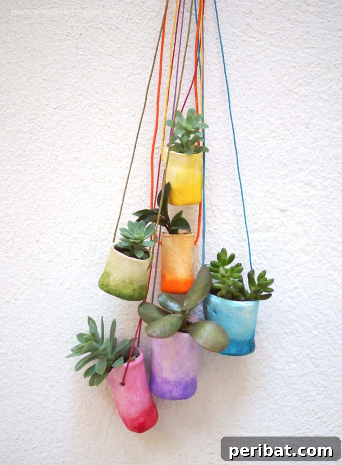 40 Charming Air Dry Clay Projects 9 Air Dry Clay Mini Pots