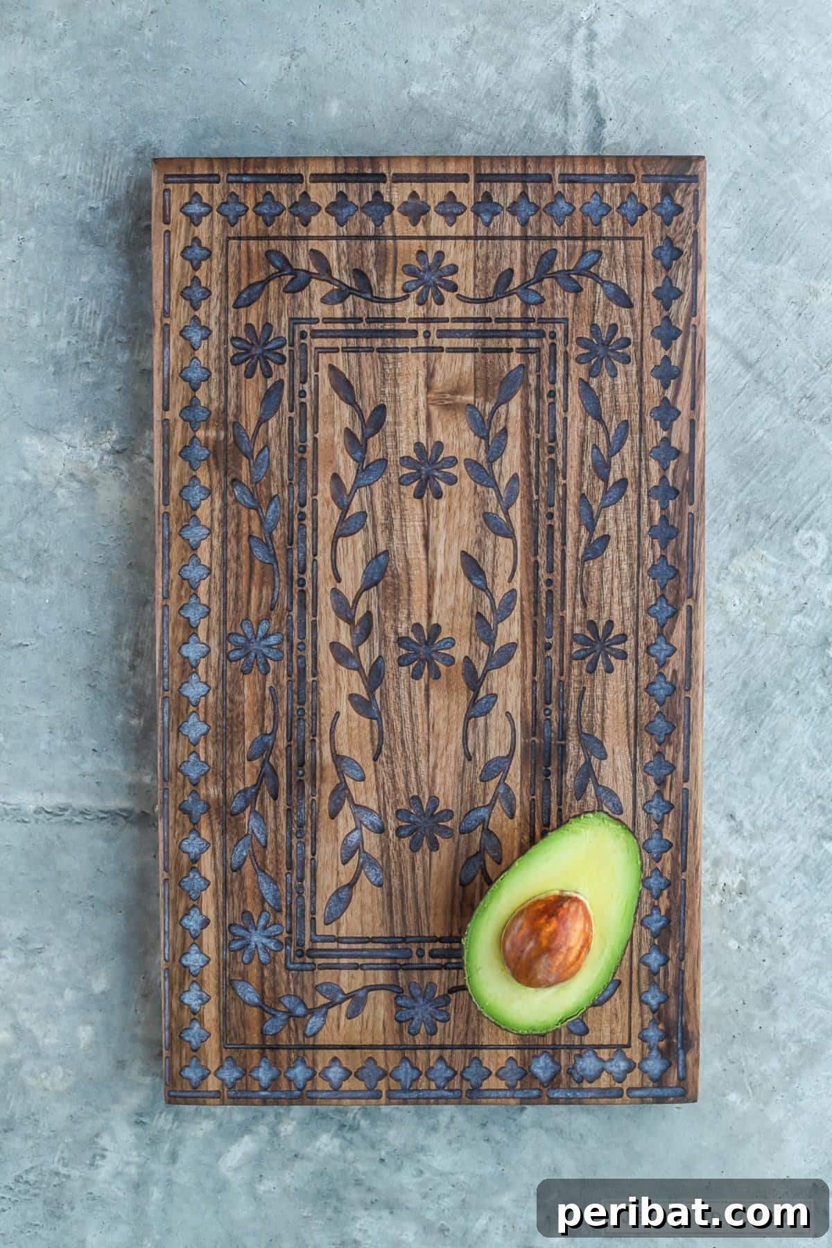 Stunning Resin Cutting Board Creations 18 Walnut Cutting Board With Epoxy Resin Inlay