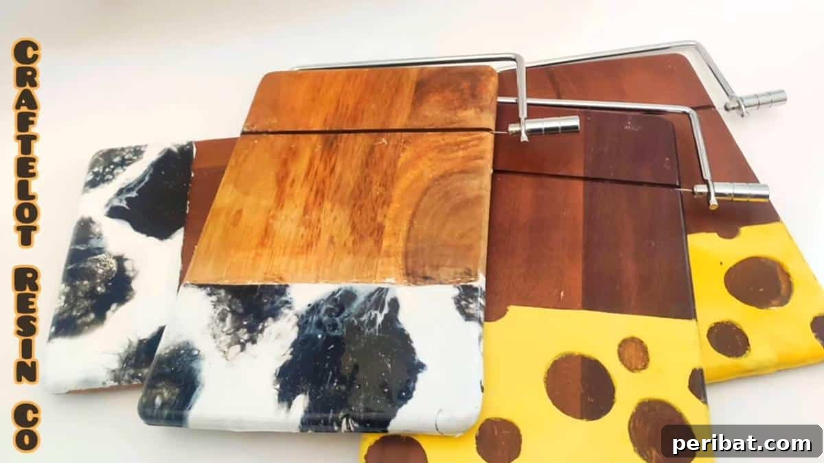 Stunning Resin Cutting Board Creations 21 Adorable Swiss Cheese Resin Cutting Board