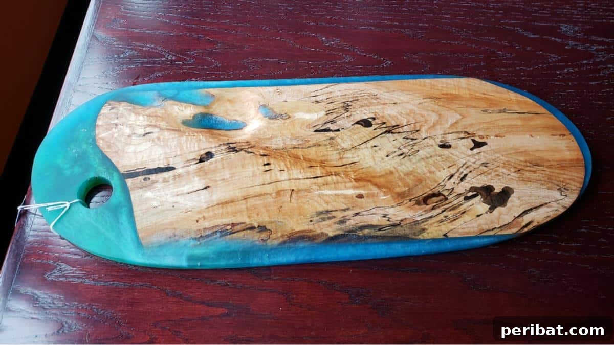 Stunning Resin Cutting Board Creations 10 DIY Wood & Resin Cutting/Serving Board