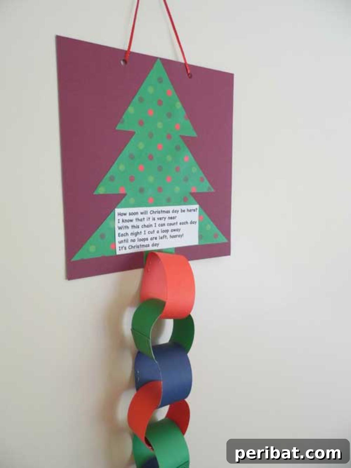 Craft Your Way to Christmas: 30 Paper Chain Countdown Projects 23 A simple, fun, and easy-to-make Christmas countdown paper chain.