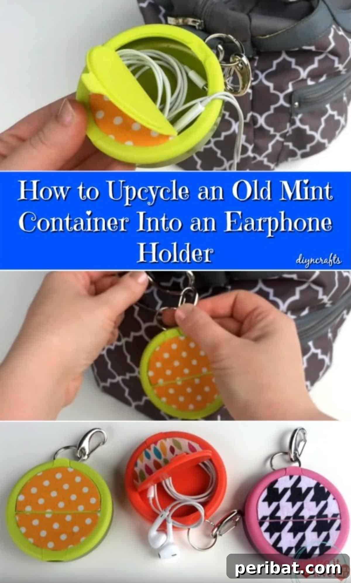 Mint Tin Makeover: Your New Earphone Holder 2 How to Upcycle an Old Mint Container Into an Earphone Holder