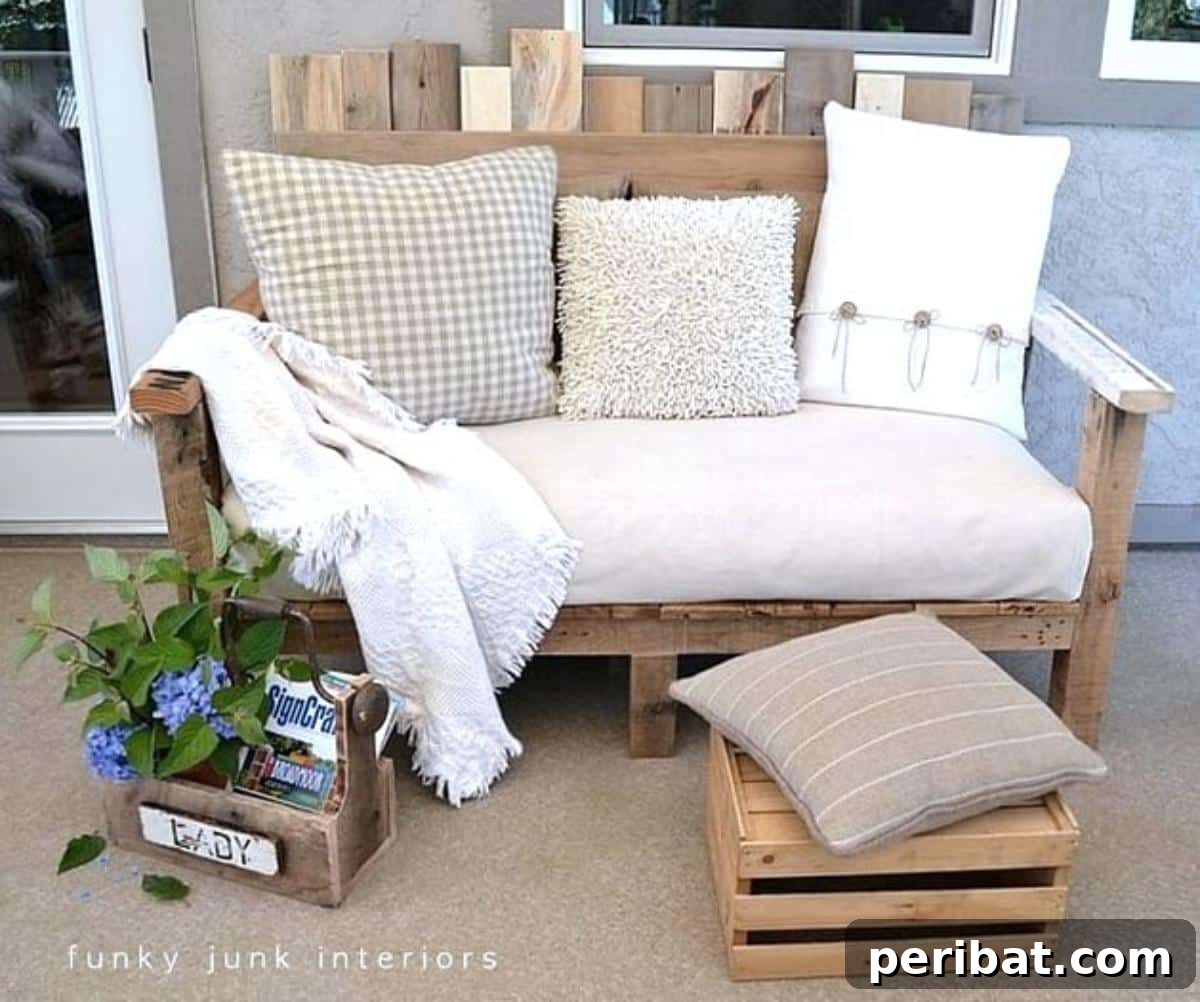 From Pallets to Paradise 40 Garden Furniture and Decor DIYs 13 Pallet Sofa