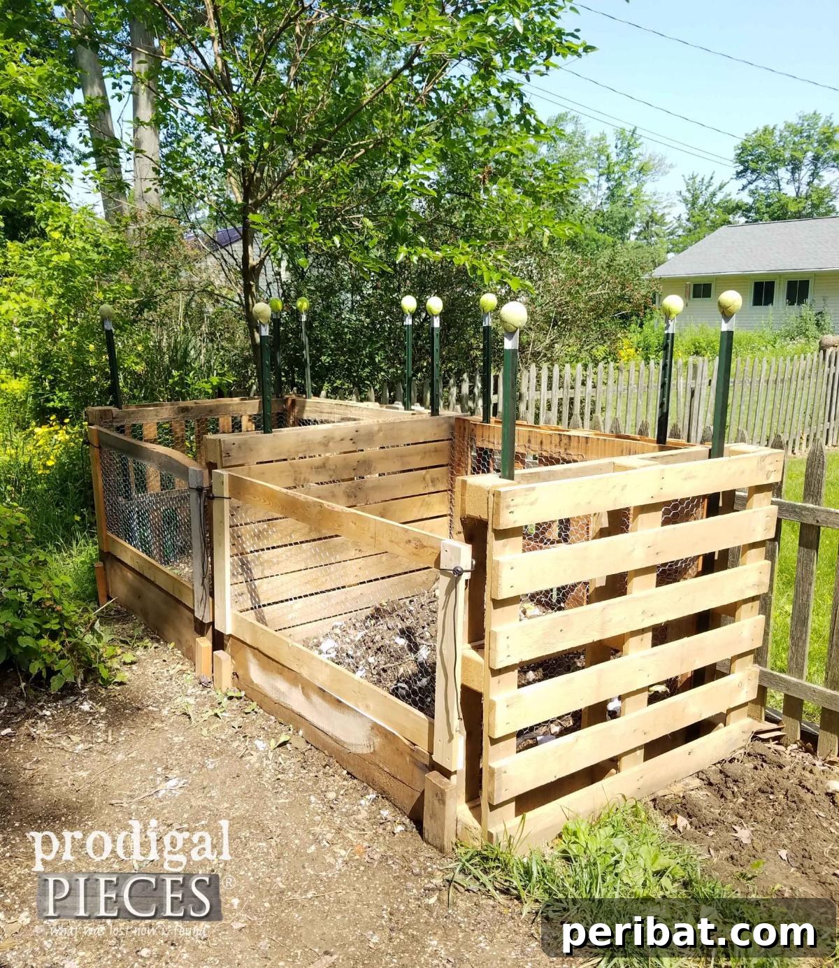From Pallets to Paradise 40 Garden Furniture and Decor DIYs 32 DIY Pallet Compost Bin