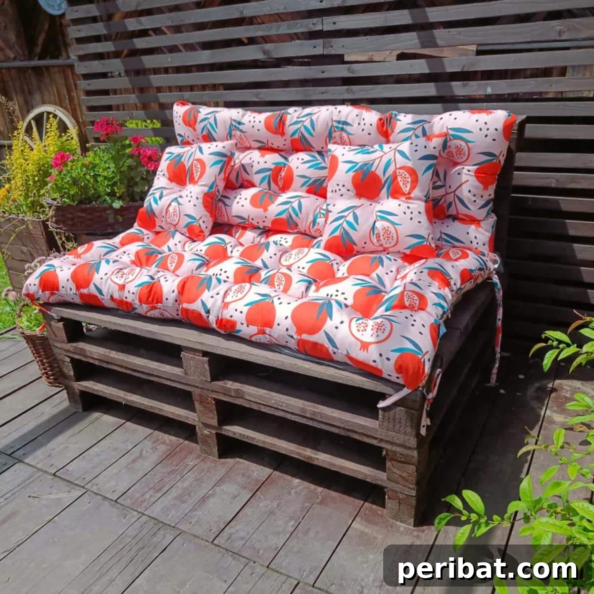 From Pallets to Paradise 40 Garden Furniture and Decor DIYs 39 Outdoor Pallet Furniture Replacement Cushions