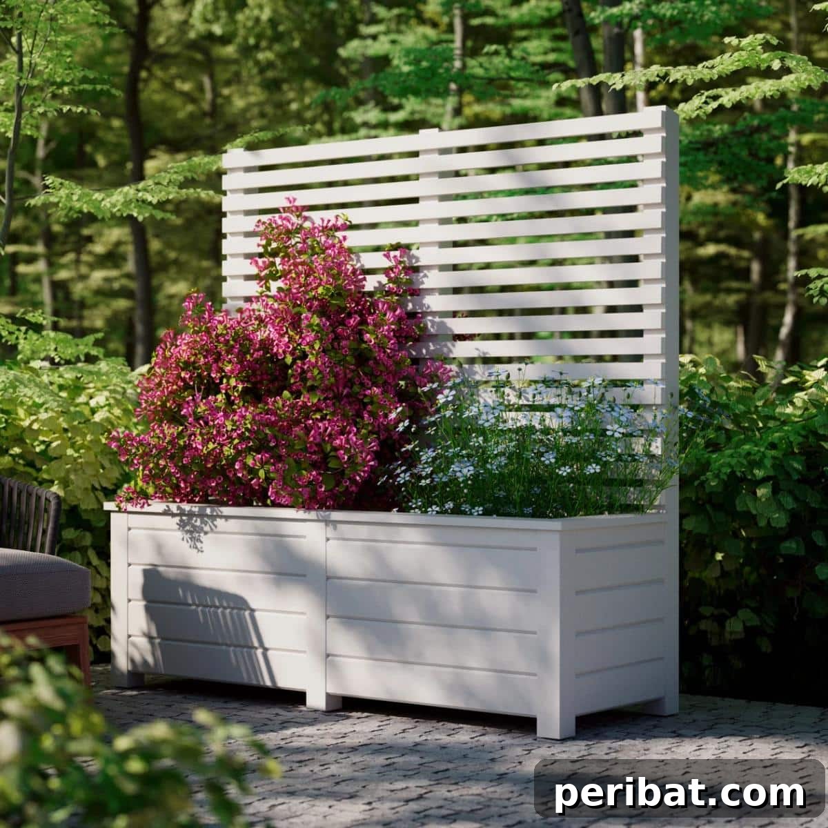 From Pallets to Paradise 40 Garden Furniture and Decor DIYs 41 Large Planter Box with Privacy Screen