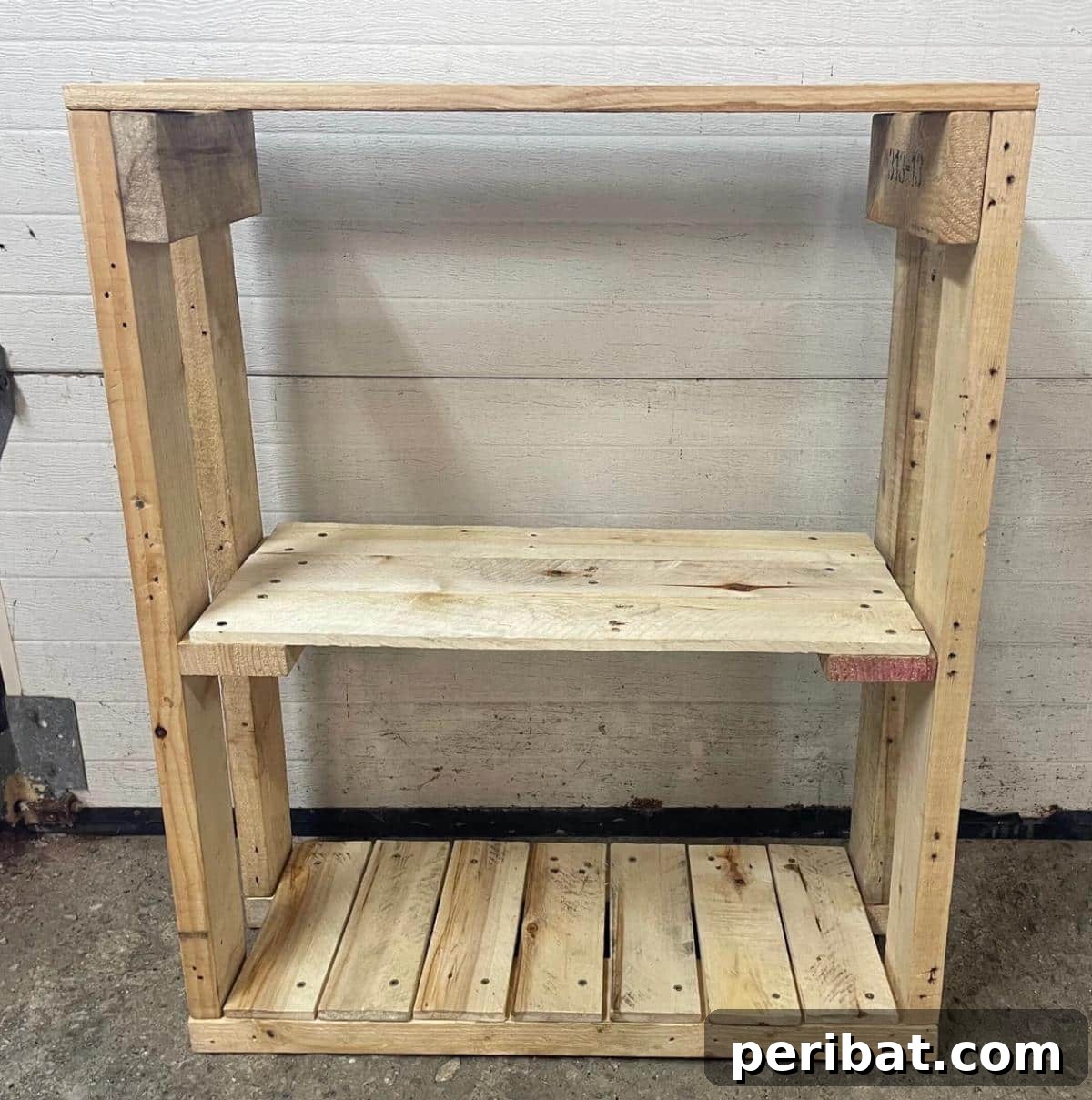 From Pallets to Paradise 40 Garden Furniture and Decor DIYs 42 Reclaimed Wood Pallet With Multipurpose Shelves