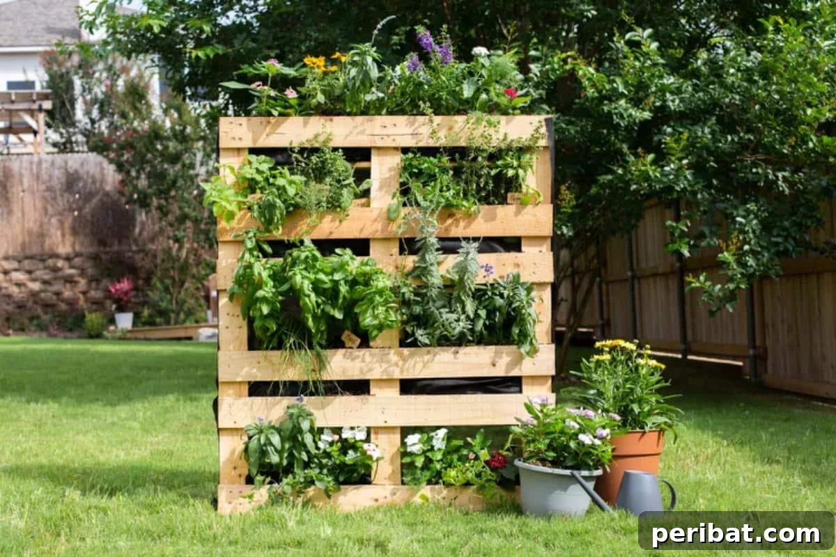 From Pallets to Paradise 40 Garden Furniture and Decor DIYs 6 DIY Pallet Planter