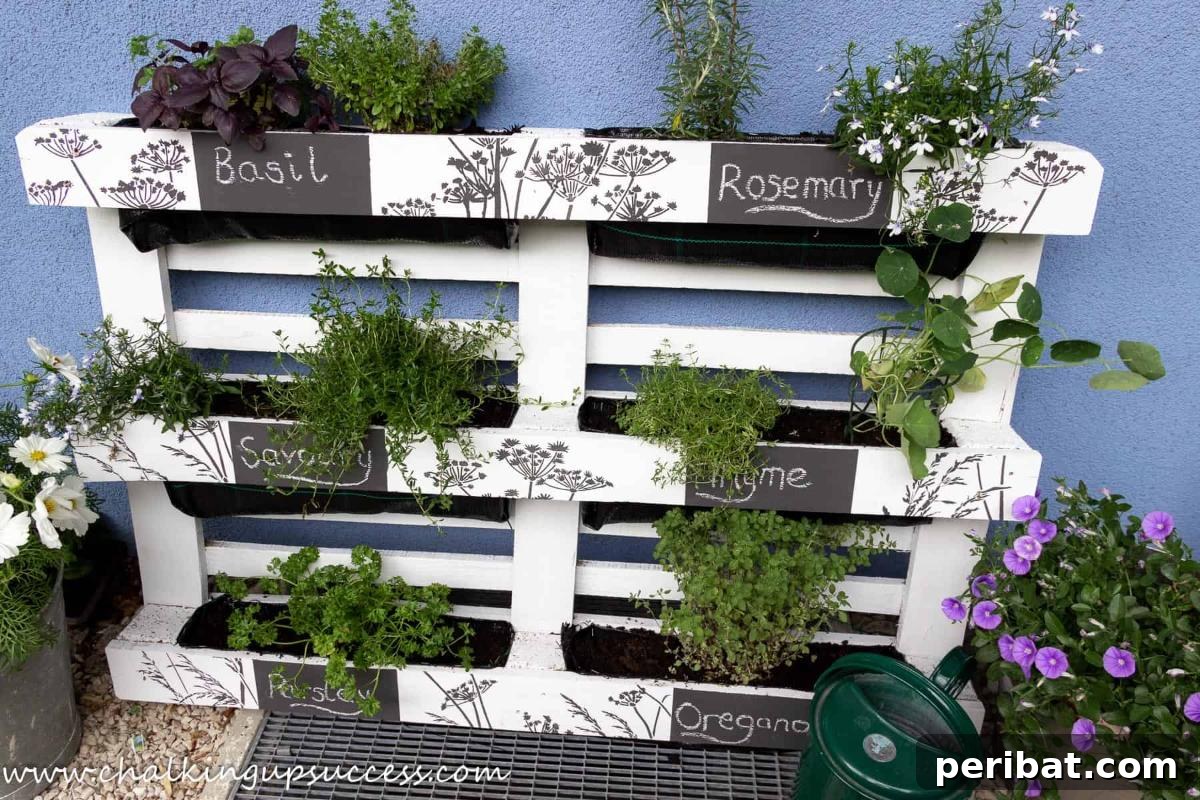 From Pallets to Paradise 40 Garden Furniture and Decor DIYs 10 Easy Pretty Pallet Planter