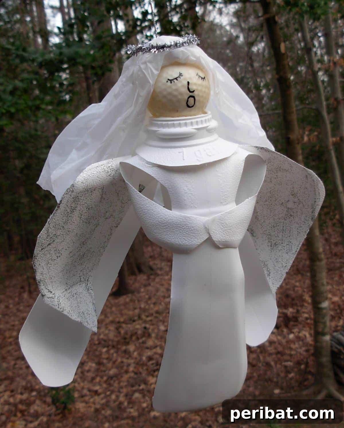 Recycled Milk Jug Angel Craft