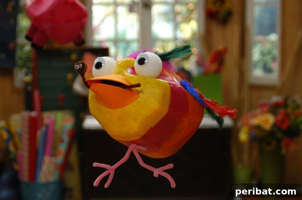 Recycled Milk Jug Piñata