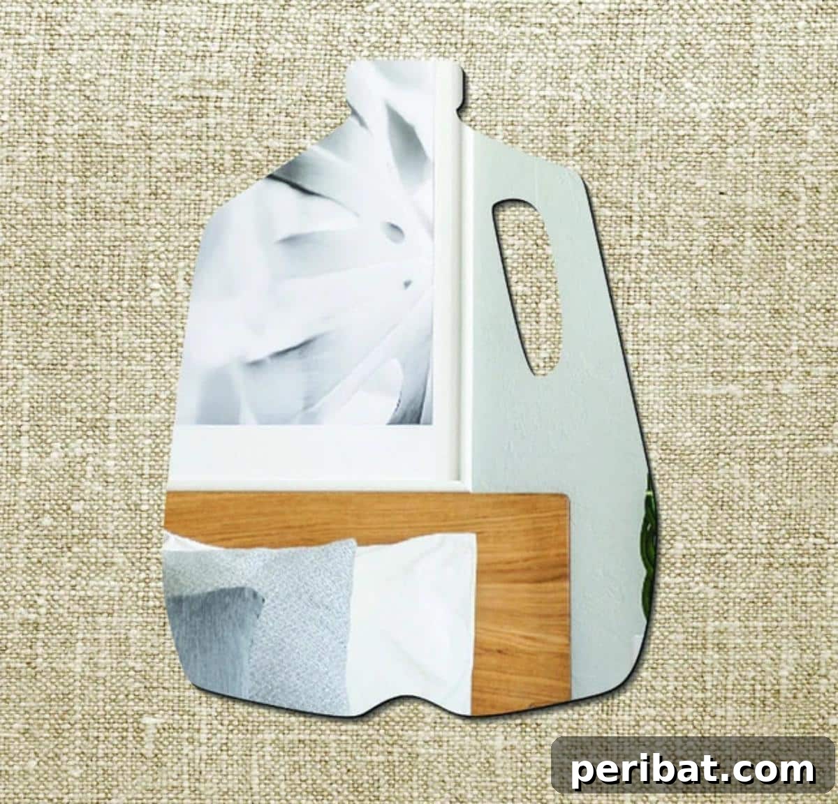 Decorative Milk Jug-Shaped Acrylic Mirror