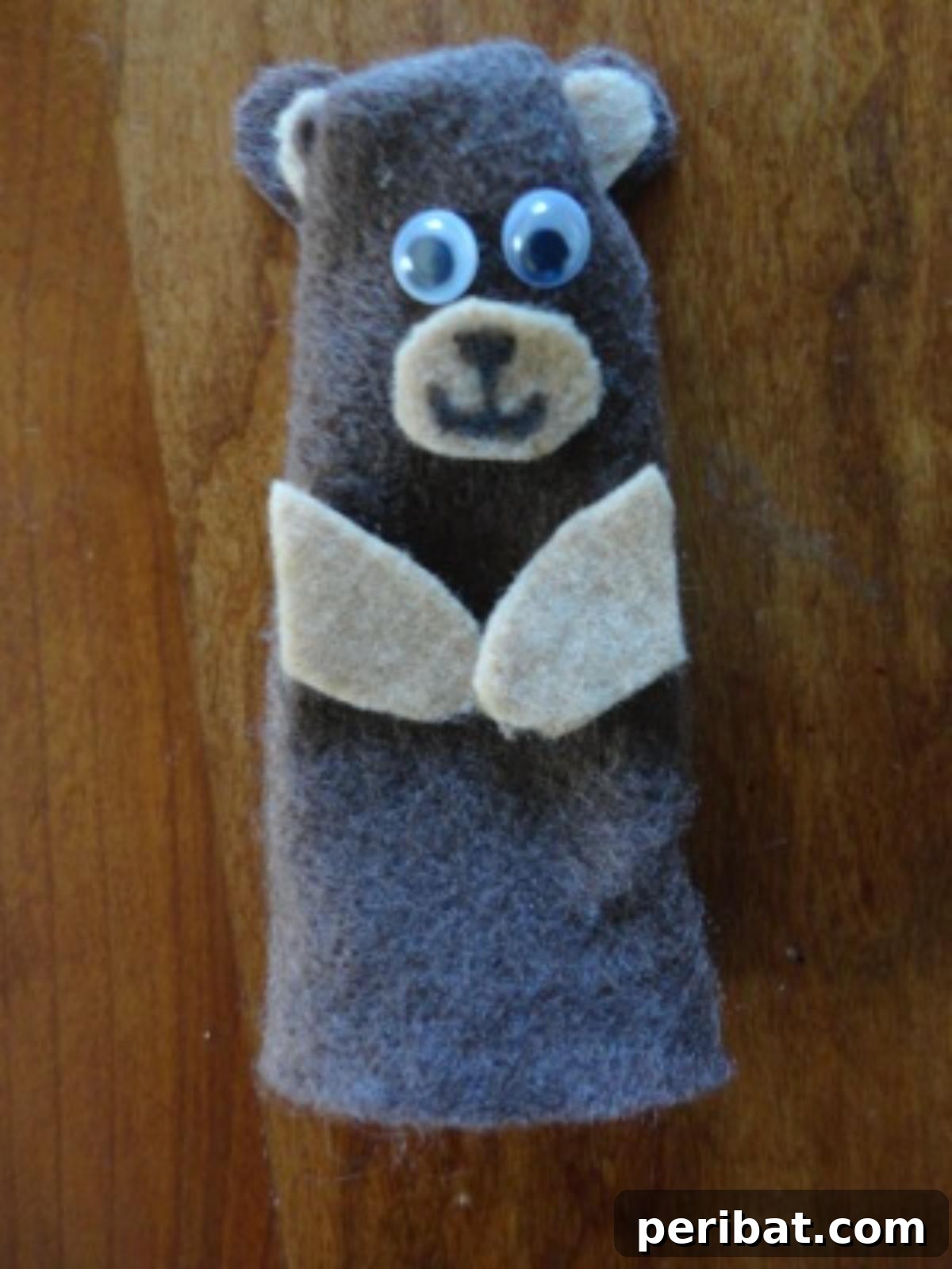 37 Heartwarming Teddy Bear Craft Projects 14 Smokey The Bear Finger Puppet Craft