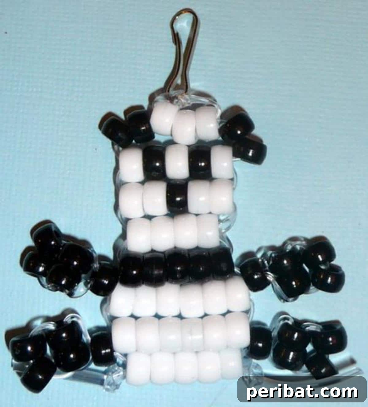 37 Heartwarming Teddy Bear Craft Projects 17 Panda Bear Beadie Pet