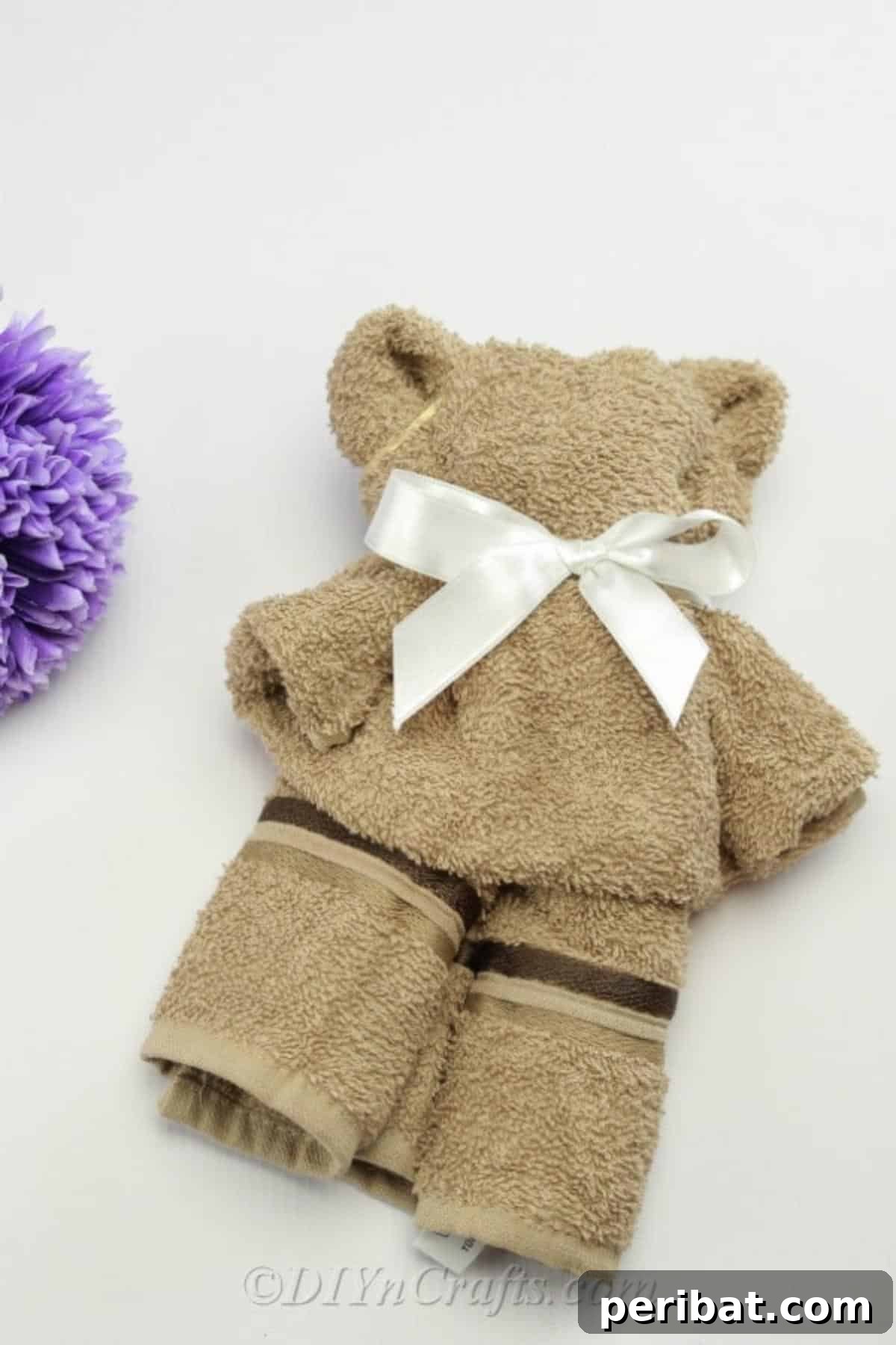 37 Heartwarming Teddy Bear Craft Projects 3 Adorable Washcloth Teddy Bear