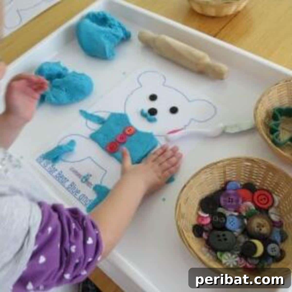 37 Heartwarming Teddy Bear Craft Projects 23 Teddy Bear Out of Play Dough