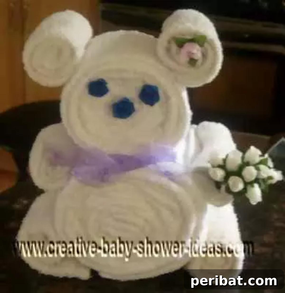 37 Heartwarming Teddy Bear Craft Projects 24 Bear Towel Cake Craft