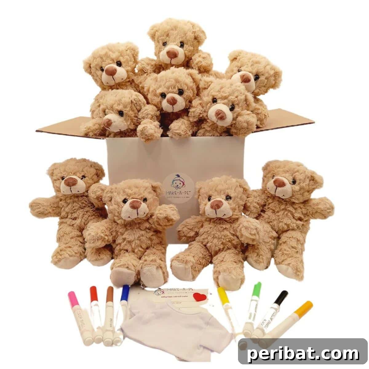 37 Heartwarming Teddy Bear Craft Projects 32 Fuzzy Teddy Bear Kit