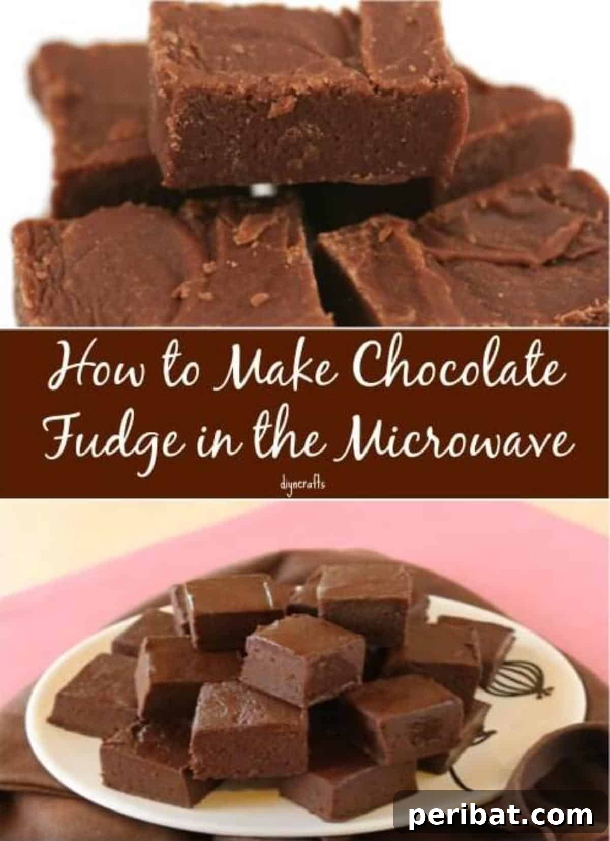 Whip Up Decadent Chocolate Fudge in Your Microwave 2 How to Make Chocolate Fudge in the Microwave {Recipe}