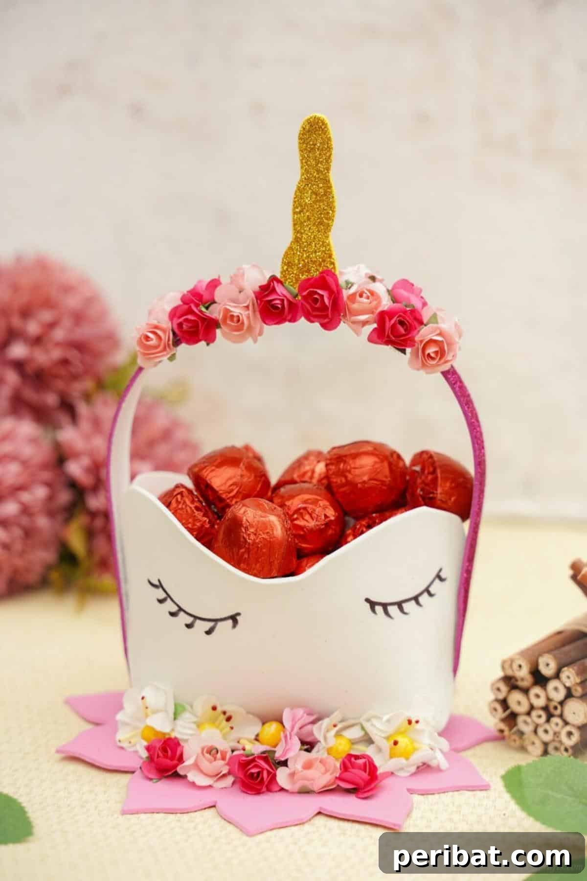 DIY Paper Unicorn Basket