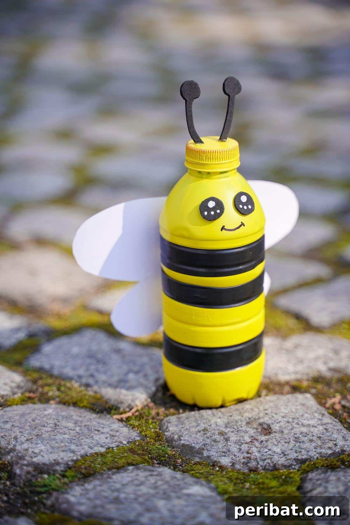 Adorable Plastic Bottle Bumblebee Bank