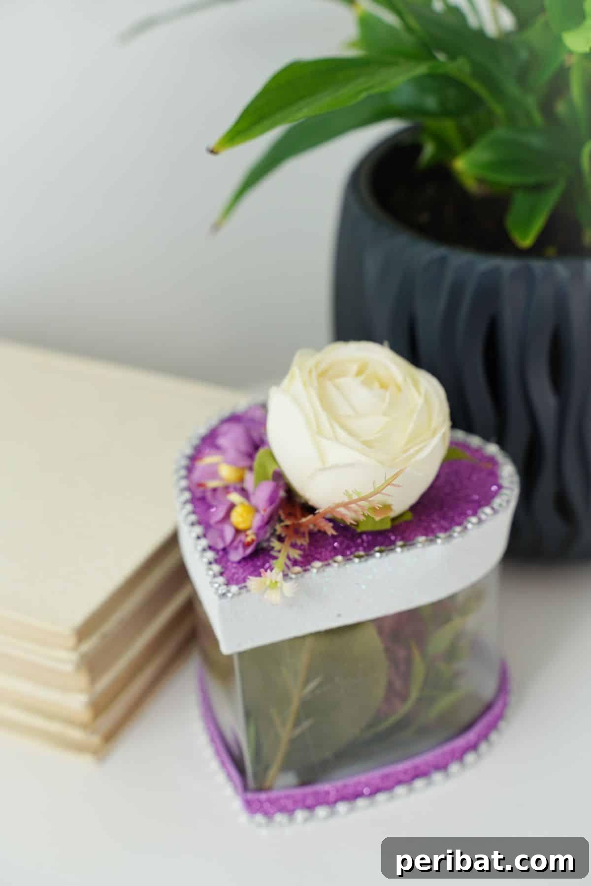 DIY Heart-Shaped Gift Box from Upcycled Plastic Bottle