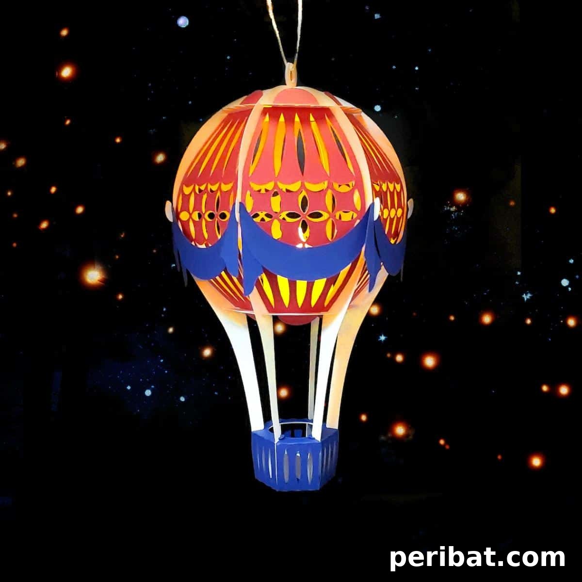 DIY Victorian Hot Air Balloon Lantern
