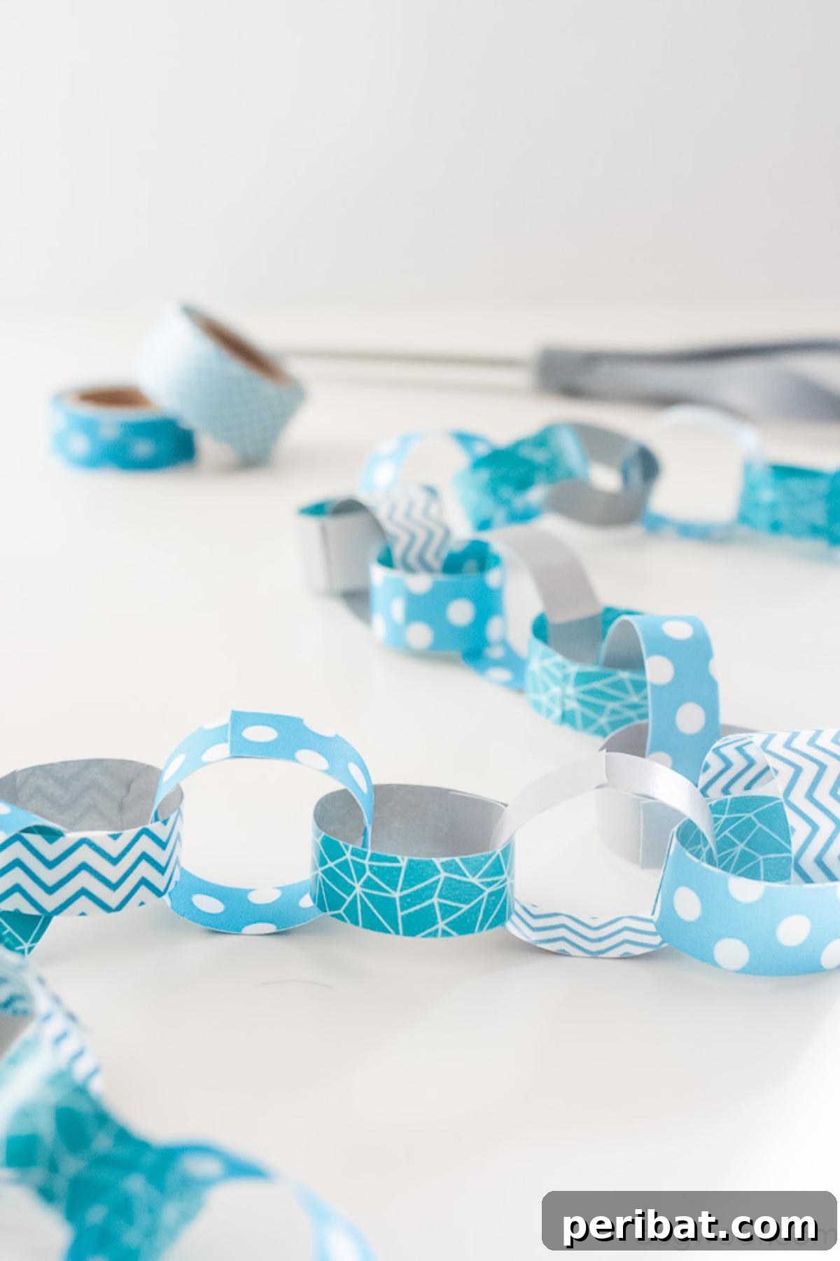 40 Adorable and Inventive Washi Tape Ideas 26 Washi Tape Paper Chain Garland
