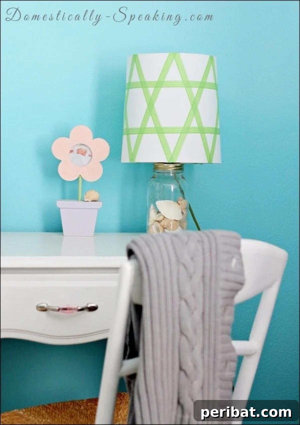 40 Adorable and Inventive Washi Tape Ideas 29 Washi Tape Lamp Shade