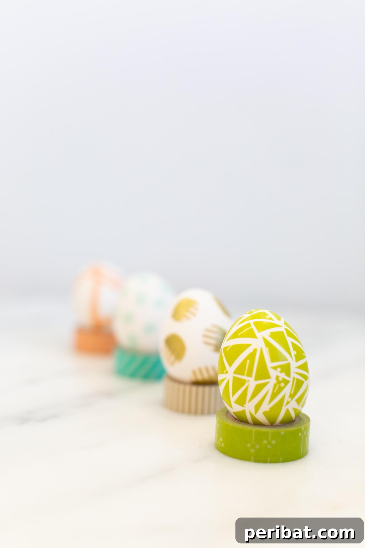40 Adorable and Inventive Washi Tape Ideas 30 Easy DIY Easter Eggs With Washi Tape