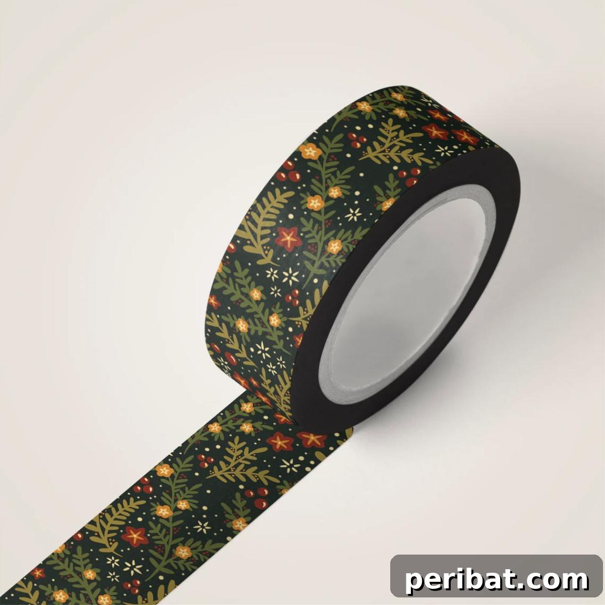 40 Adorable and Inventive Washi Tape Ideas 38 Illuminated Flora Washi Tape