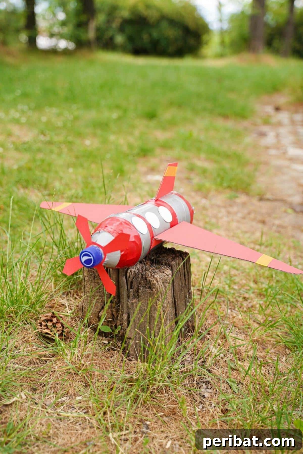 40 Adorable and Inventive Washi Tape Ideas 8 DIY Toy Airplane Out of Plastic Bottles