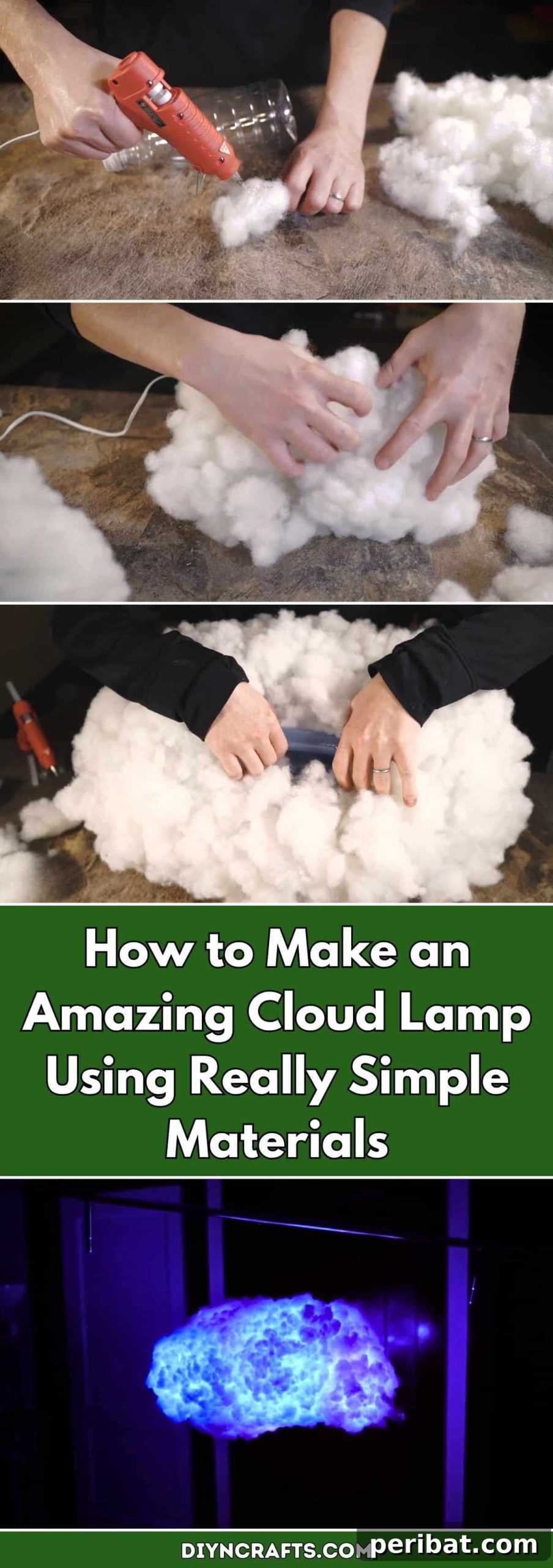 DIY Cloud Lamp: Create Stunning Decor with Simple Supplies 2 How to Make an Amazing Cloud Lamp Using Really Simple Materials