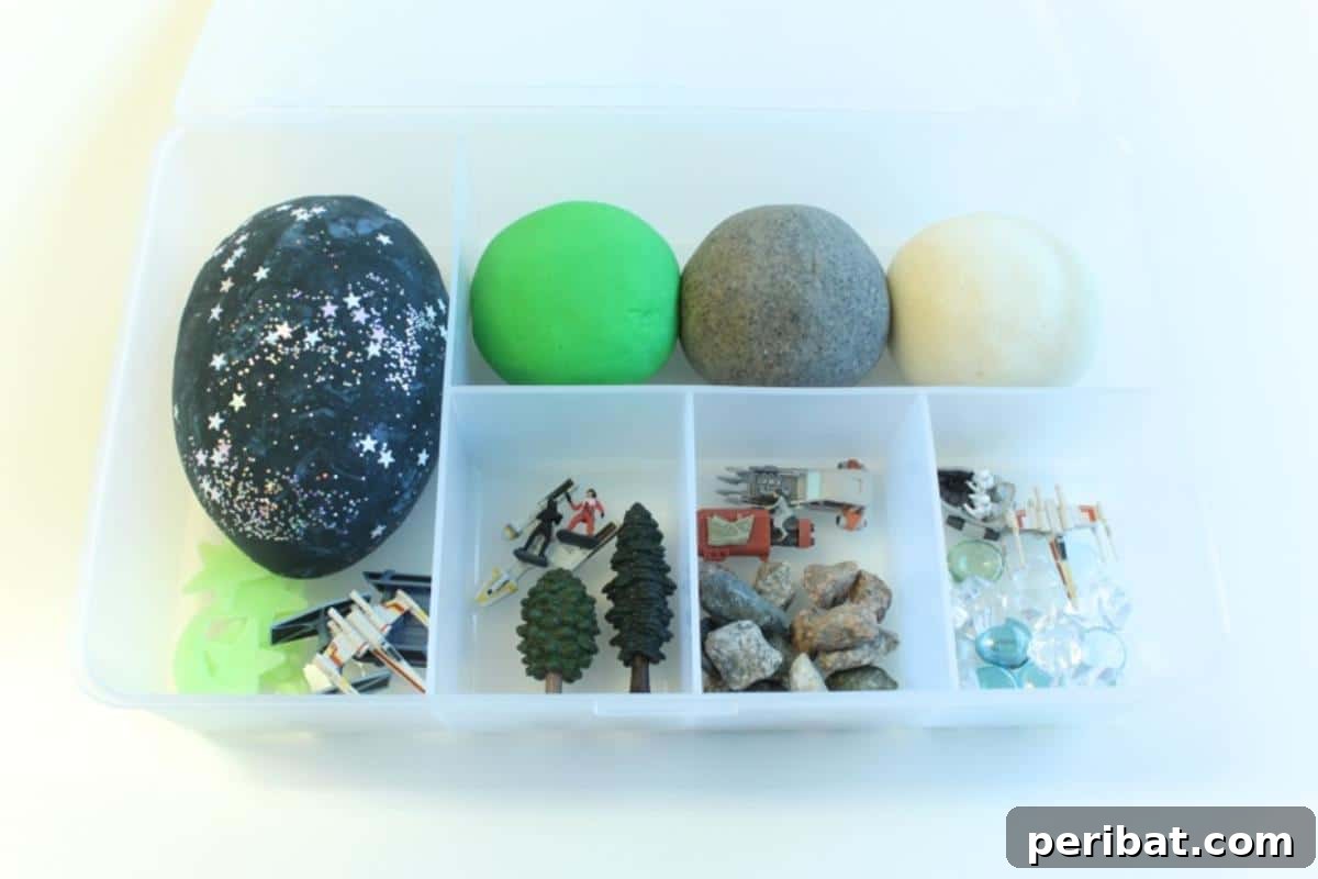 A Star Wars themed play dough kit with various cutters and colors, for creative play.