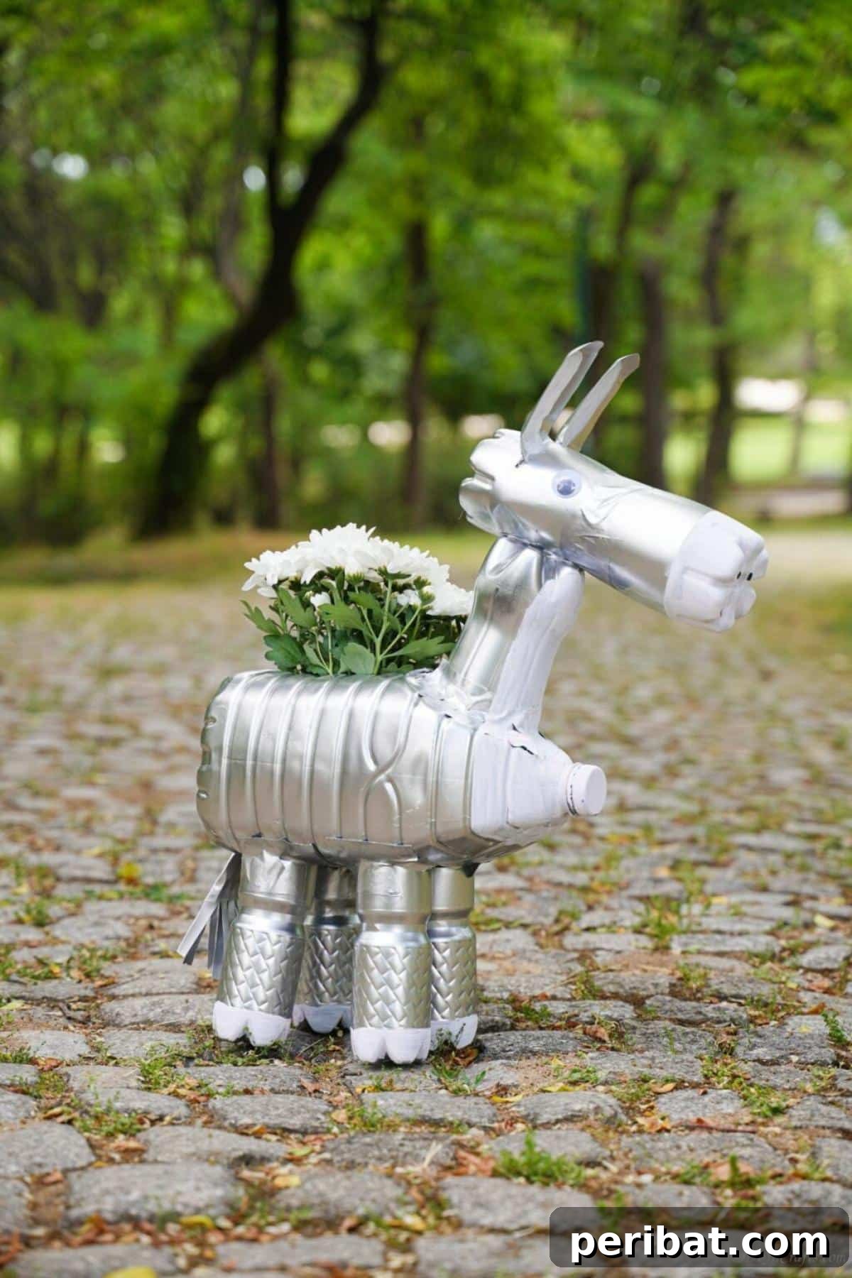 Unique Donkey Plastic Bottle Garden Planter