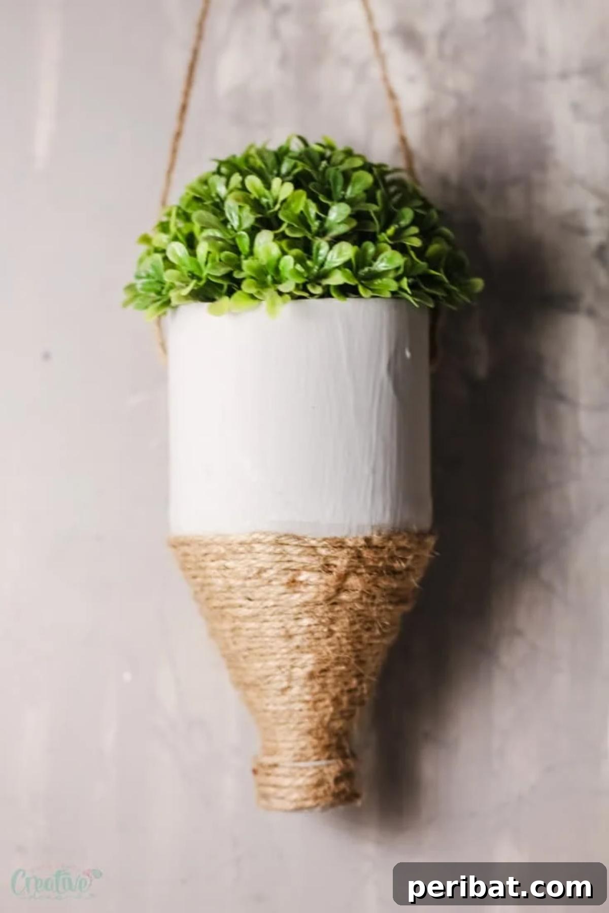 DIY Hanging Plastic Bottle Planter