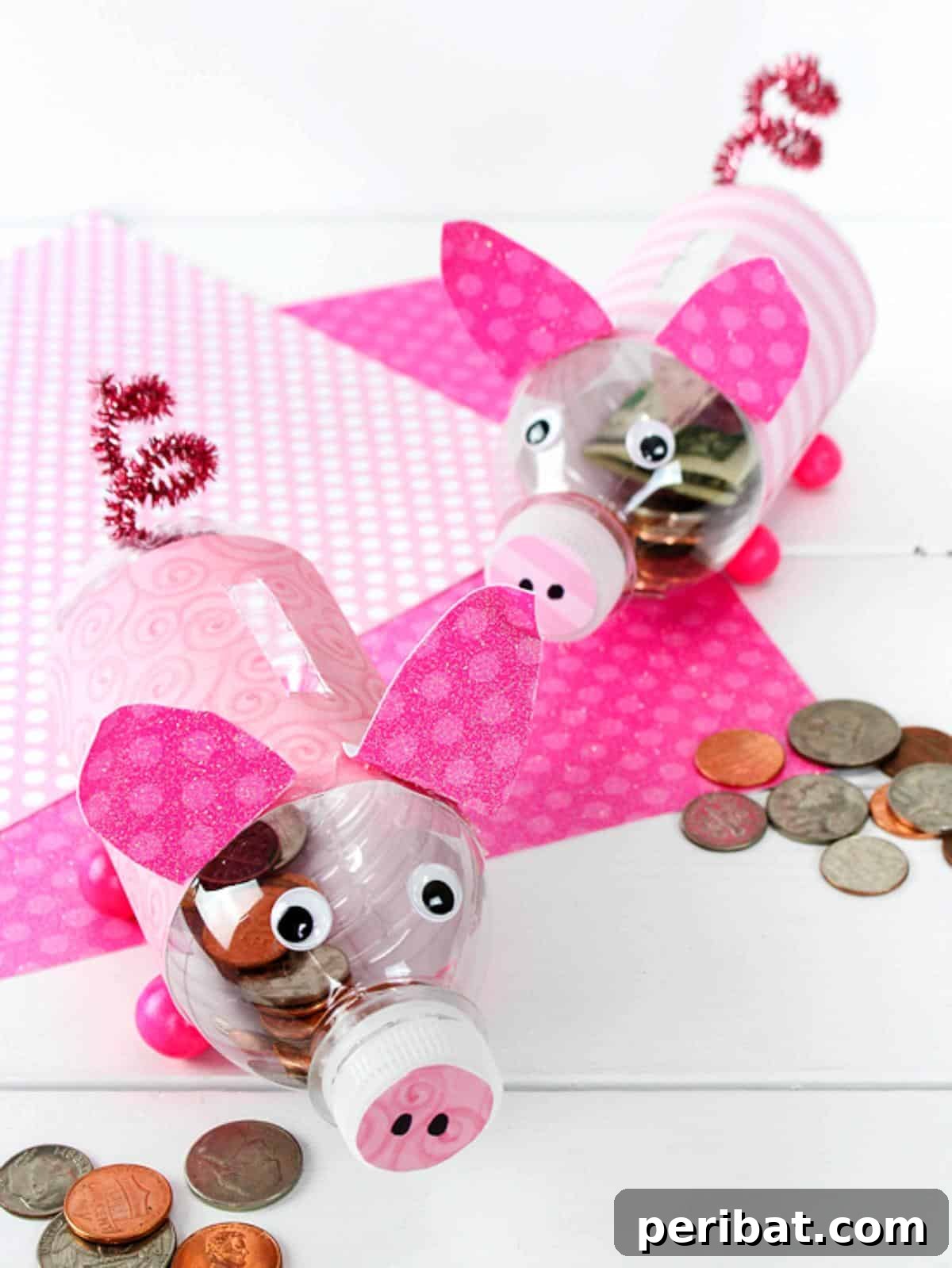 DIY Water Bottle Piggy Banks