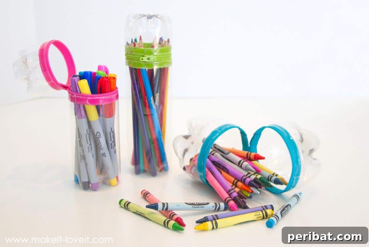 DIY No-Sew Zipper Cases