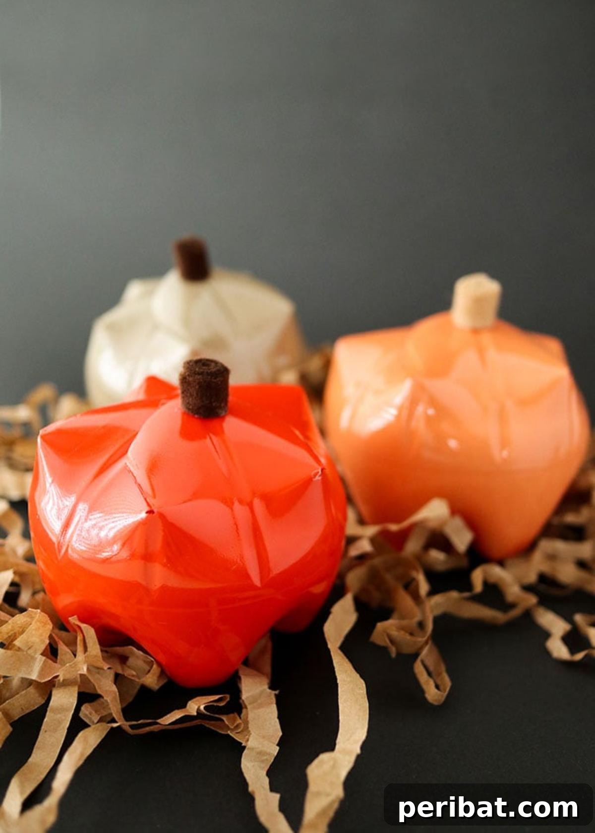 Plastic Bottle Pumpkin Gift Boxes