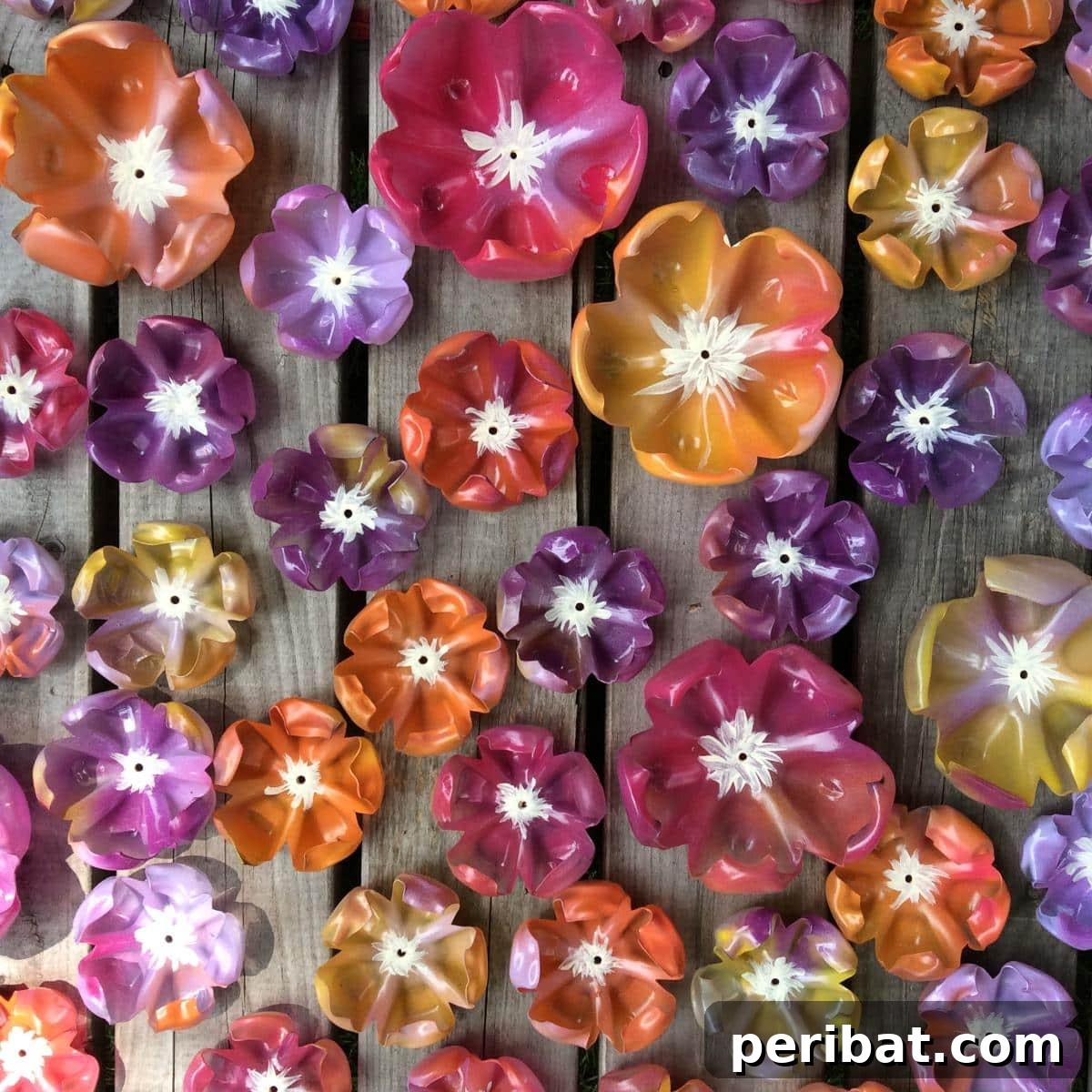 Beautiful Water Bottle Flowers
