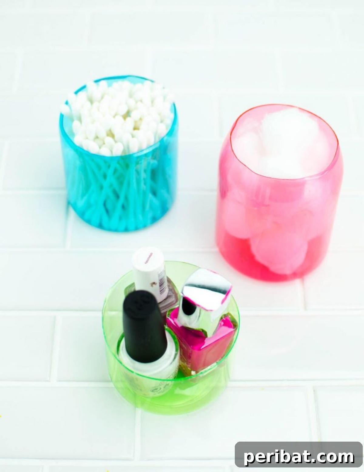 DIY Plastic Bottle Organizers