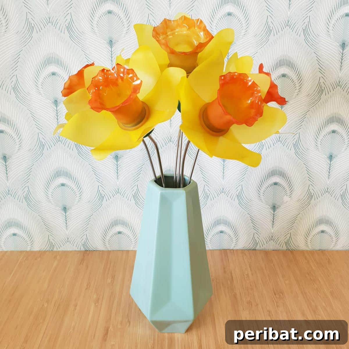 Plastic Bottle Daffodils