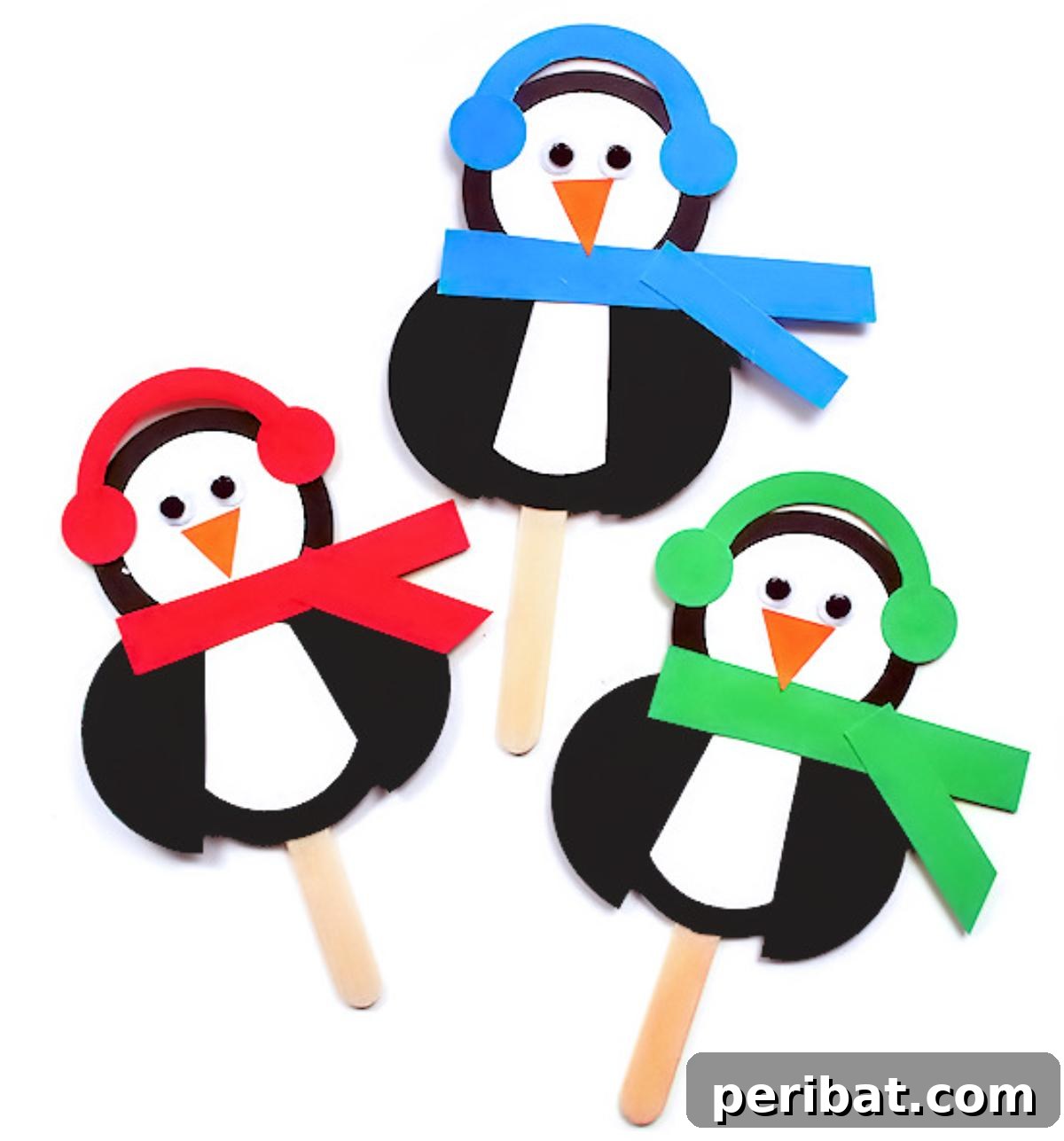 Waddle into Fun: 40 Penguin Craft Projects 23 Paper Circle Penguin Craft, transforming colored paper circles into an attractive penguin display.