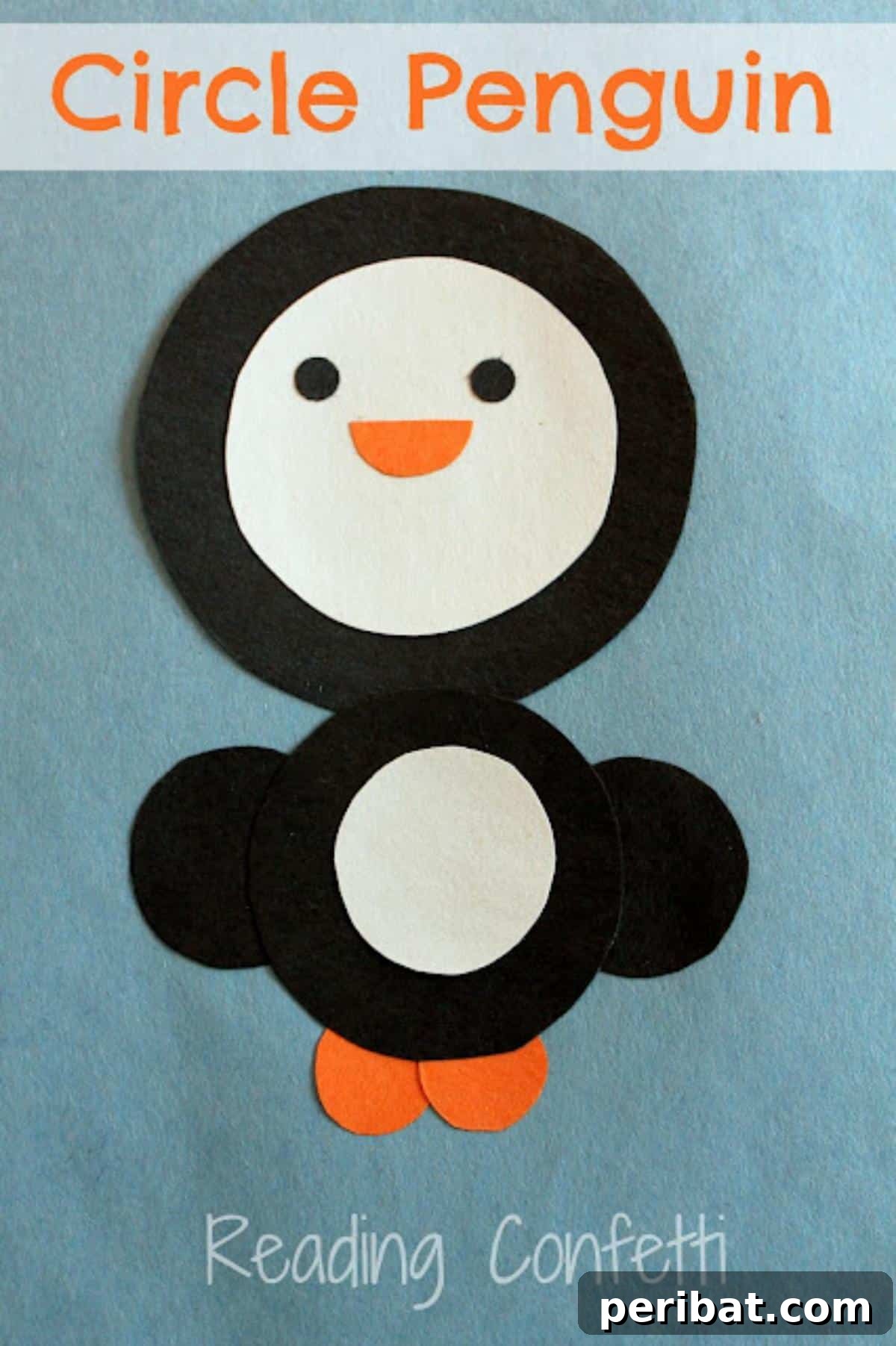 Waddle into Fun: 40 Penguin Craft Projects 37 Circle Penguin Craft, an adorable winter-themed project using circular shapes.
