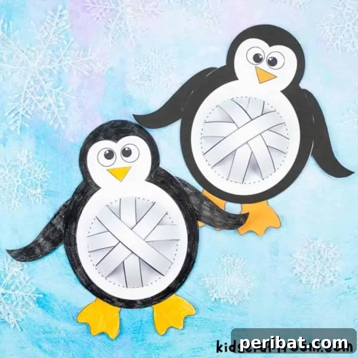Waddle into Fun: 40 Penguin Craft Projects 9 Pot Belly Penguin Craft for Kids, a beautiful chubby penguin that can stand on its own.