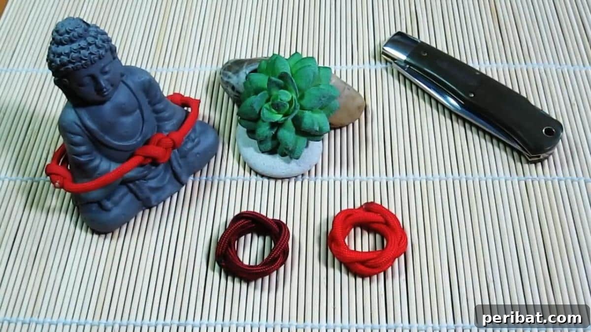 Crafting with Paracord: DIY Ideas and Projects 15 Intricately woven Paracord Rings, a unique jewelry idea.